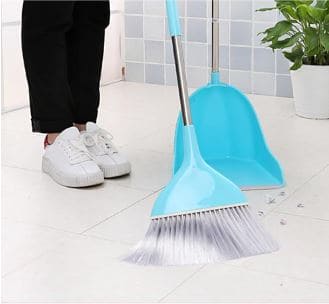 Broom And Dustpan Set, Soft Bristle Broom and Dustpan, Large Long Broom for Indoor/Outdoor Sweeping, Durable Removable Broom and Dustpan Stand, Household Plastic Broom, Dustpan Set, Broom Sweeping Artifact Wiper, Home Room Office Lobby Floor Use Dust Pan Broom And Dustpan Set, Soft Bristle Broom and Dustpan, Large Long Broom for Indoor/Outdoor Sweeping, Durable Removable Broom and Dustpan Stand, Household Plastic Broom, Dustpan Set, Broom Sweeping Artifact Wiper, Home Room Office Lobby Floor Use Dust Pan